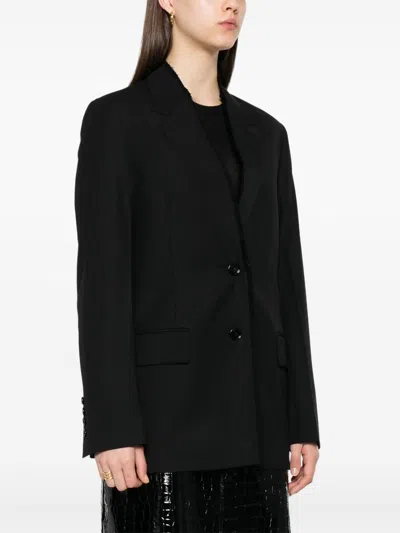 Totême Toteme Women Peak Lapel Blazer In Black