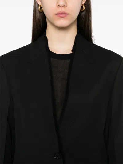 Totême Toteme Women Peak Lapel Blazer In Black