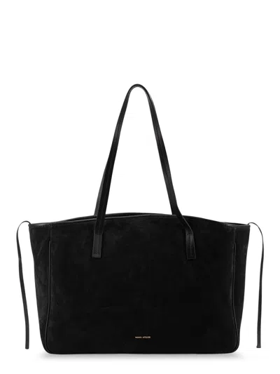 Manu Atelier Shoulder Bag Xl Du Jour In Suede