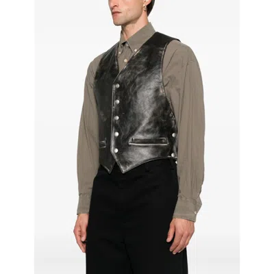Ann Demeulemeester Albien Classic Waistcoat In Black