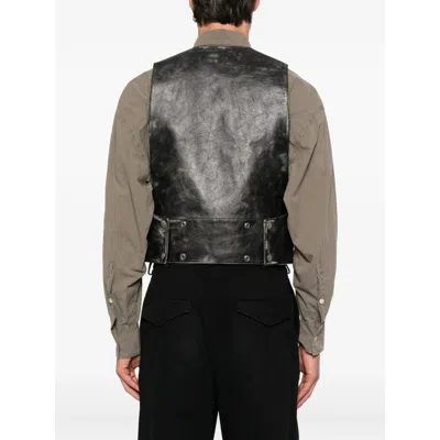 Ann Demeulemeester Albien Classic Waistcoat In Black