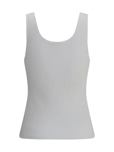 Chloé Tank Top In Cotton Jersey In White