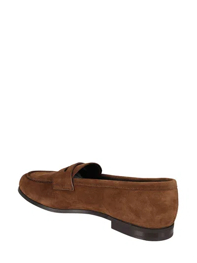 Church's Natalie Loafers In Suede Finish In Brown