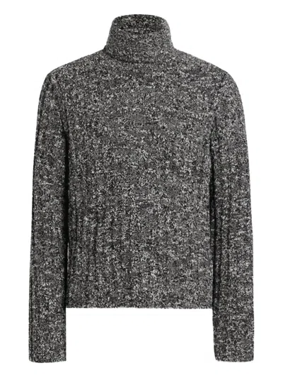Dolce & Gabbana Turtleneck Pullover In Gray
