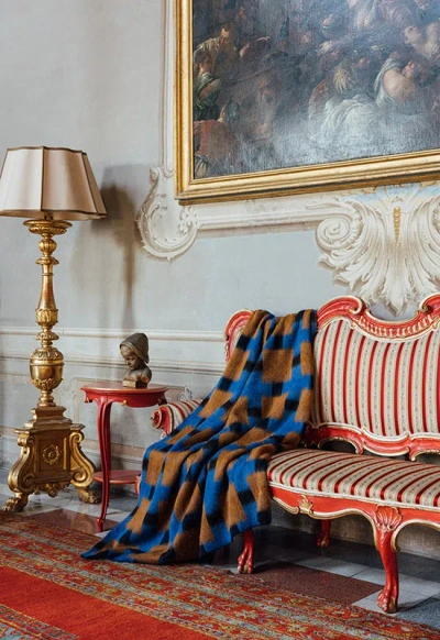 Layered Evelina Kroon Fall Foliage Oversized Blanket 4'11" X 8'2"