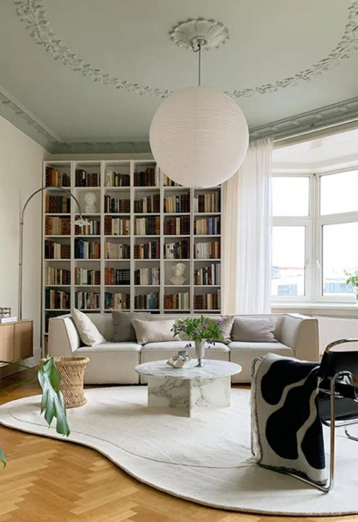 Layered Residue Bone White 8'8" X 13'1"