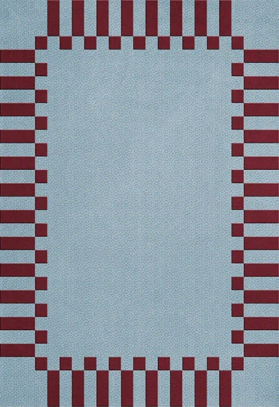 Layered Teklan Frame Mullberry Sky 9'10" X 13'1"