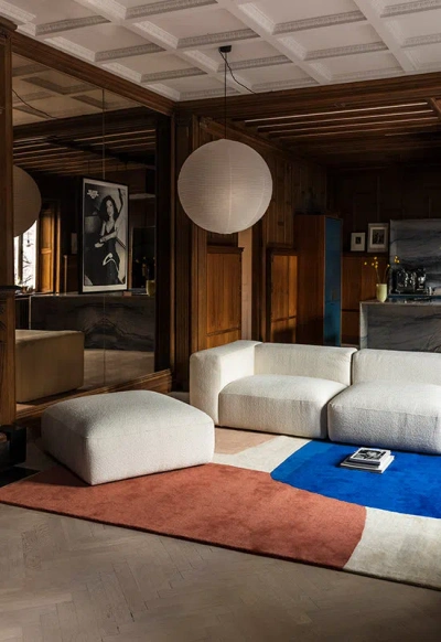 Layered Scandi Lake Patterned 4'7" X 6'7"