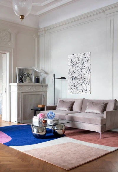 Layered Scandi Lake Patterned 4'7" X 6'7"