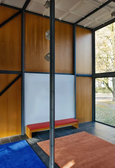 Layered Classic Solid Wool Red Ochre 9'10" X 13'1"