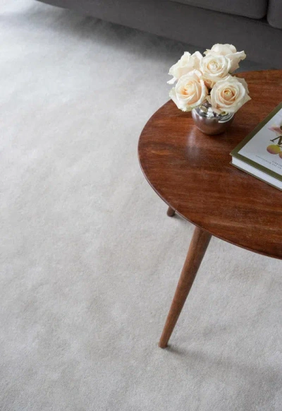 Layered Classic Solid Wool Oatmeal 9'10" X 13'1"