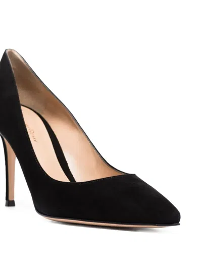 Gianvito Rossi Gianvito 85 Suede Pumps Shoes In Black