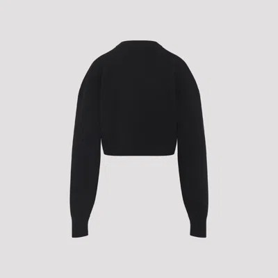 Tom Ford Maglione Oversize In Misto Lana Nera Donna In Black