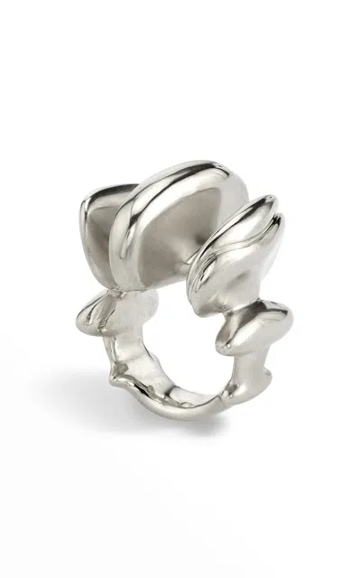 Vram Chrona Super 18k White Gold Ring In Silver