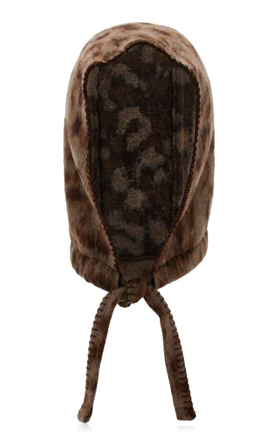 Lelet Ny Masha Wool Hood In Brown