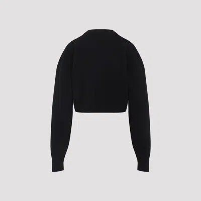 Tom Ford Maglione Oversize In Misto Lana Nera Donna In Black