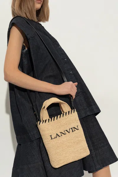 Lanvin Bag Type Shopper In Sand