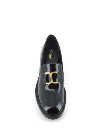 Chloé Marcie Heeled Loafer In Black