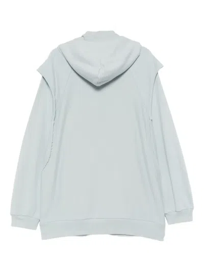 Undercover Light Blue Layered Sweatshirt In Blue