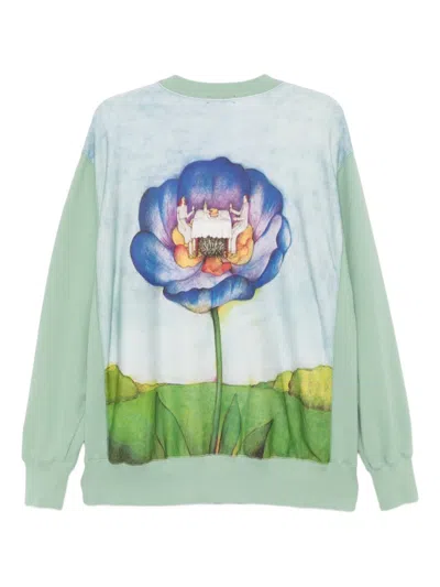 Undercover Sweatshirt With Print In Green