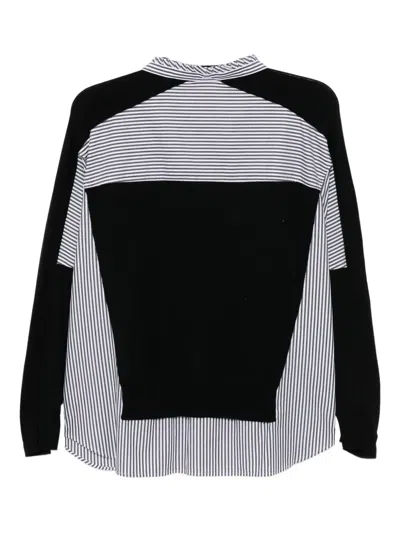 Undercover Cotton Blouse In Black