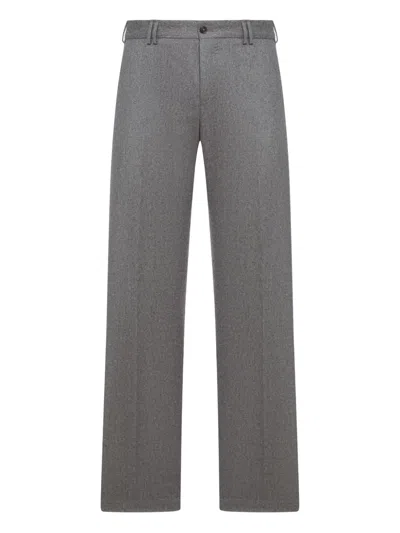Pt Torino Michael Tailored Wool Trousers In Gray