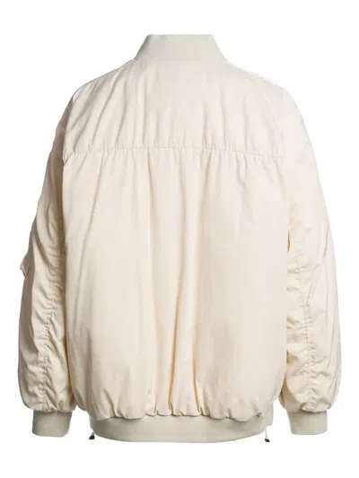 Parajumpers Quilted Bomber Jacket In Neutral
