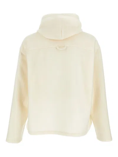 Rier White Solid Sweatshirt In Neutral