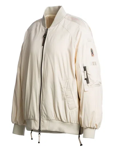 Parajumpers Quilted Bomber Jacket In Neutral