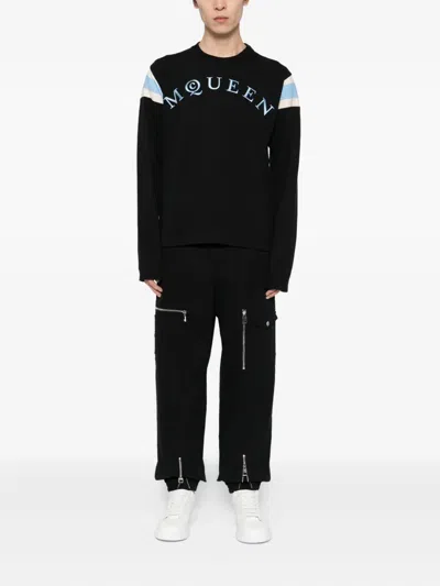 Alexander Mcqueen Sweatshirt Mcqueen Men Color Black In Black