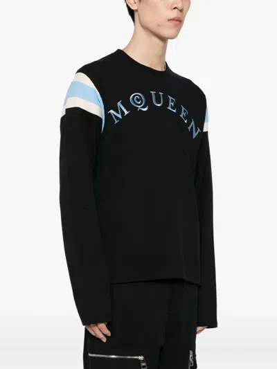 Alexander Mcqueen Sweatshirt Mcqueen Men Color Black In Black