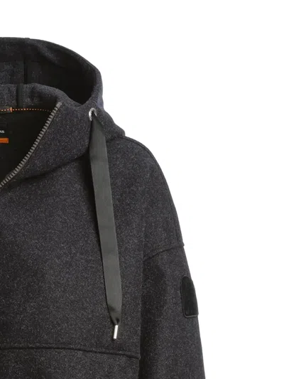 Parajumpers Hooded Zip-up Jacket In Gray