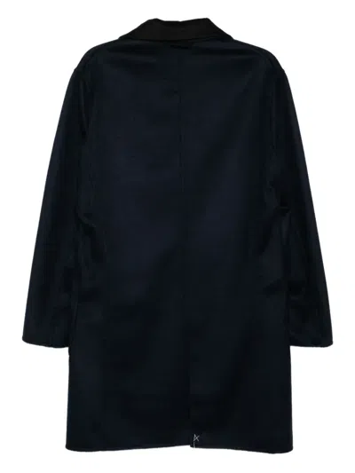 Kired Single Breasted Coat In Blue