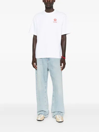 Casablanca Montagne Sportif Oversized T-shirt In White