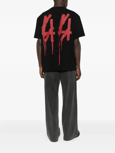 44 Label Group Drip Tee In Black
