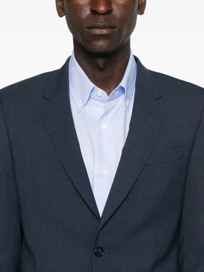 Paul Smith Checked-pattern Wool Suit In Blue