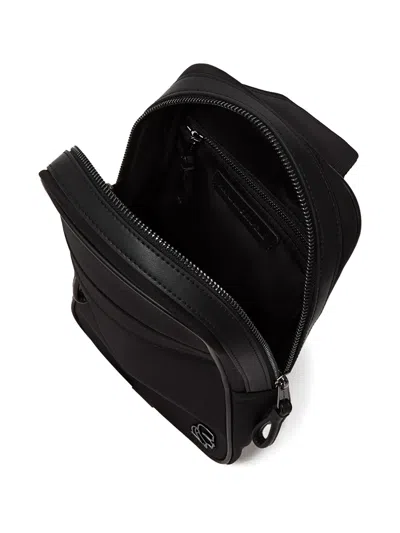 Karl Lagerfeld Kameo Logo-plaque Messenger Bag In Black