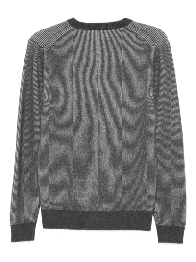 罗纹羊毛羊绒混纺毛衣