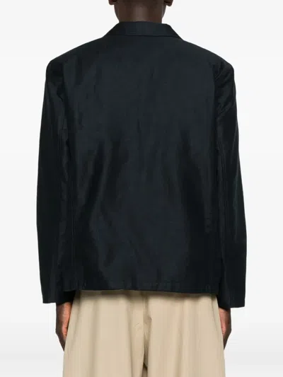 Ymc You Must Create Button-fastening Patch-pocket Blazer In Blue