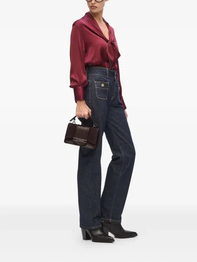 Karl Lagerfeld Small K/nova Crossbody Bag In Brown