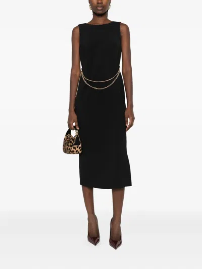 Twinset Vestido Midi - Negro In Black