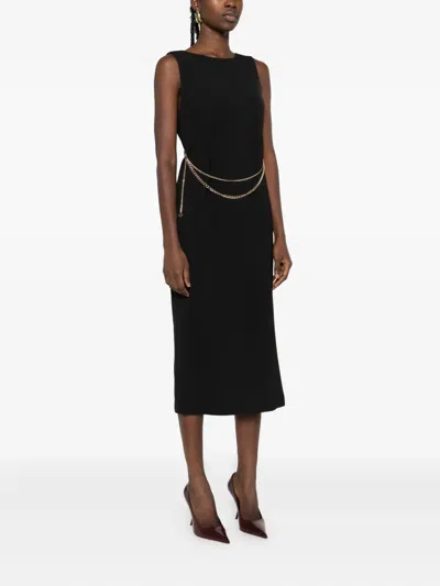 Twinset Vestido Midi - Negro In Black