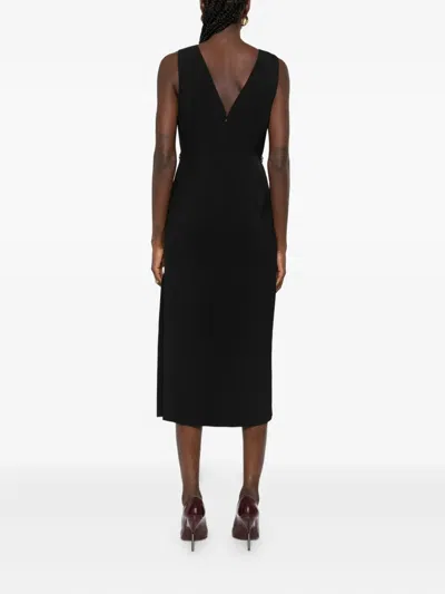 Twinset Vestido Midi - Negro In Black