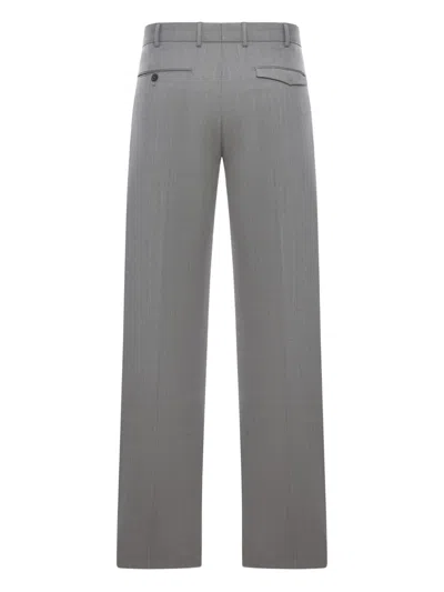 Pt Torino Michael Tailored Wool Trousers In Gray