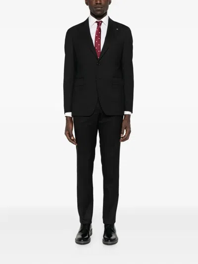 Tagliatore Suit In Black