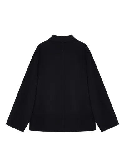 Jil Sander Single-breasted Coat In Black
