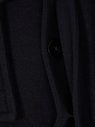 Jil Sander Single-breasted Coat In Black