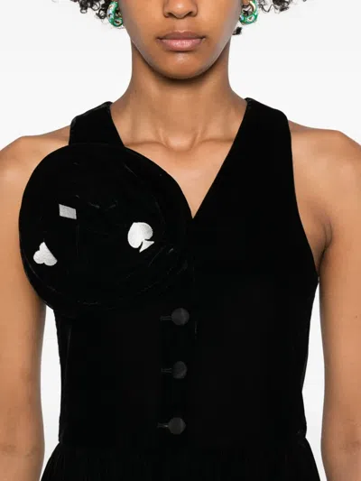 Emporio Armani Midi Dress In Black