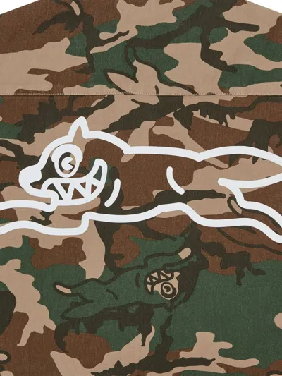 Icecream Camouflage-pattern Jacket In Green