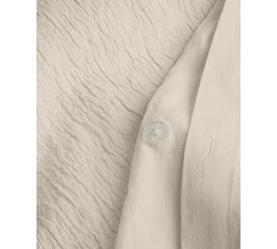 Oake Layered Horizons 3-pc. Duvet Set, Full/queen, Exclusively At Macy's In Brown